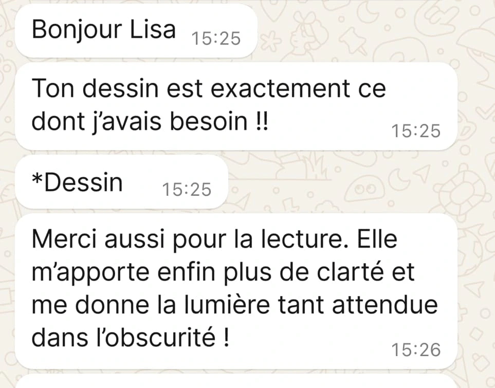 Ce que mes clientes disent de mon travail : 2
