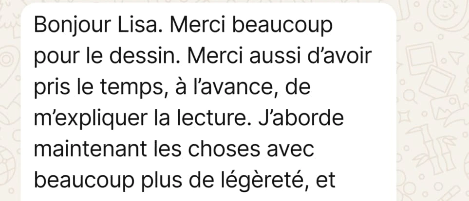 Ce que mes clientes disent de mon travail : 3