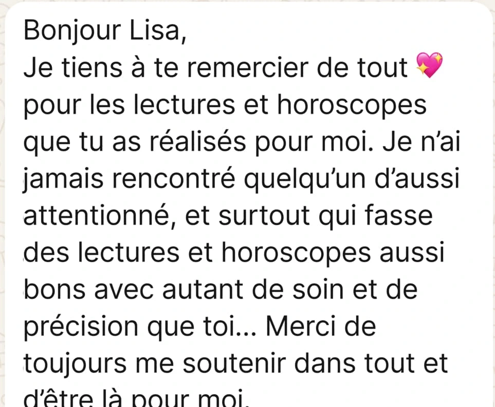 Ce que mes clientes disent de mon travail : 4