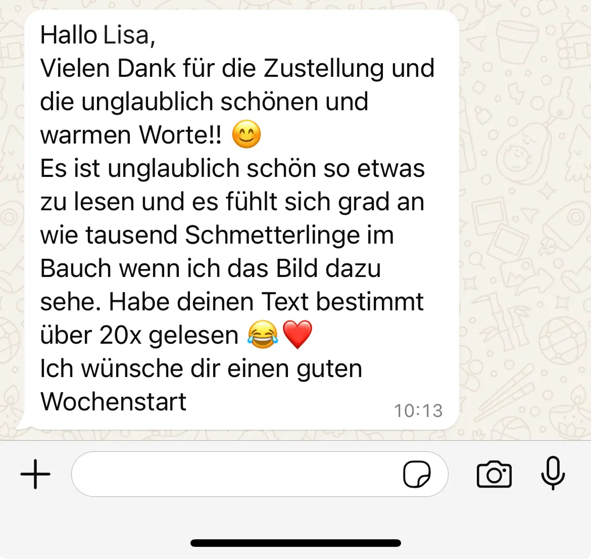 Das sagen meine Kundinnen über meine Arbeit: 8