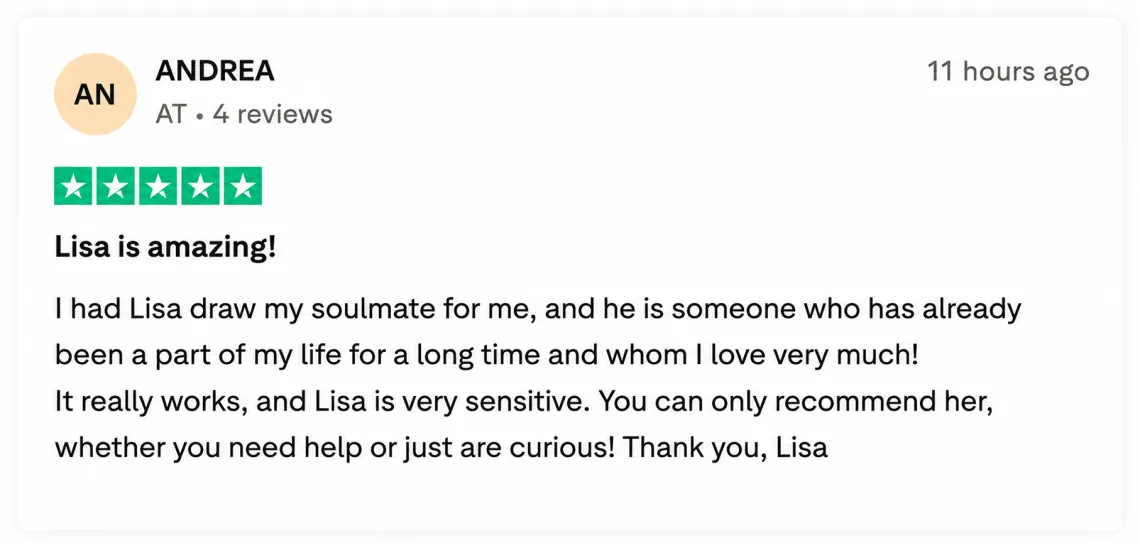 What my customers say about my work: 1