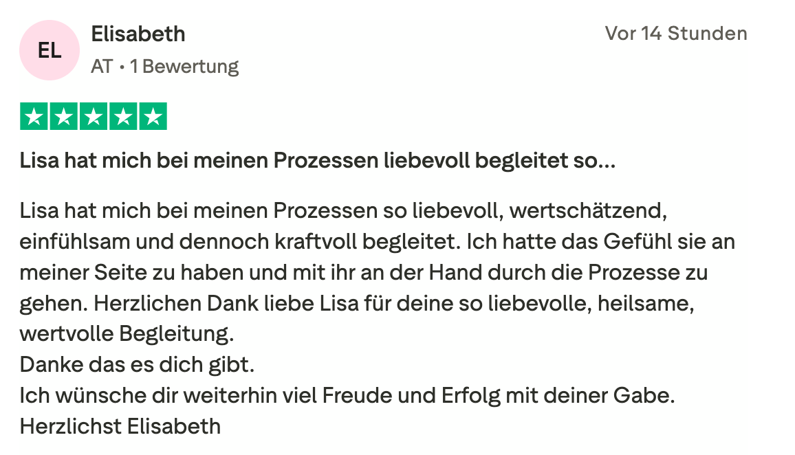 Trustpilot Bewertung 1